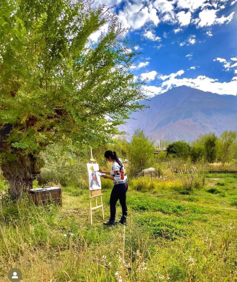 Lchang Nang Retreat-The House Of Trees-Nubra Valley Hotel Sumur Kültér fotó