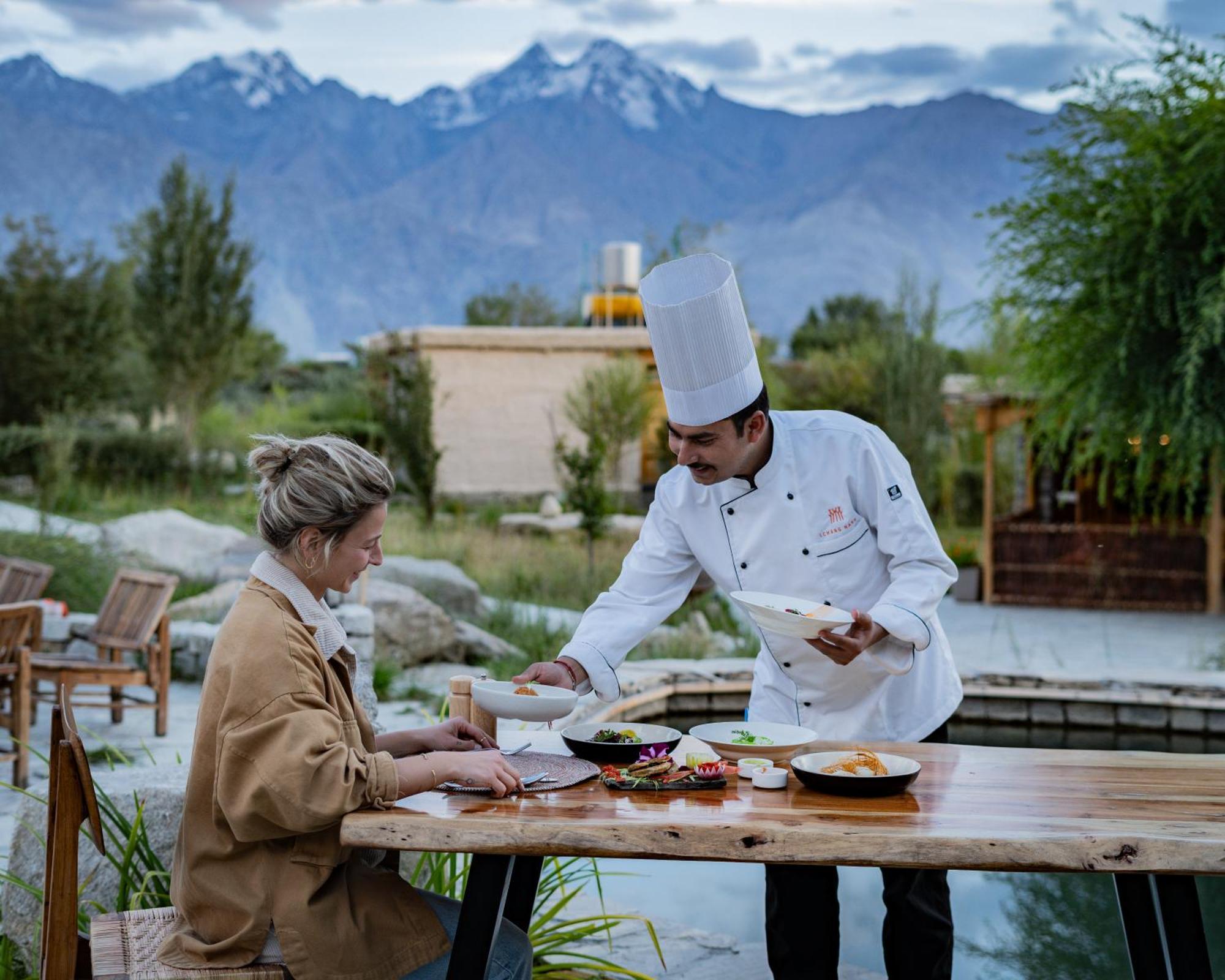 Lchang Nang Retreat-The House Of Trees-Nubra Valley Hotel Sumur Kültér fotó