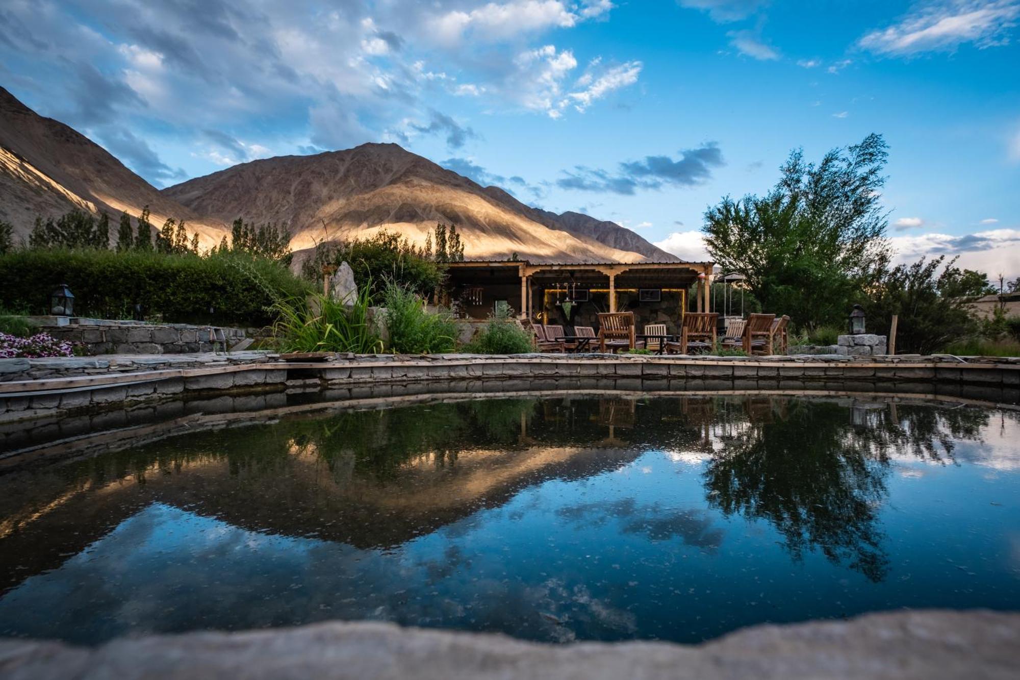 Lchang Nang Retreat-The House Of Trees-Nubra Valley Hotel Sumur Kültér fotó