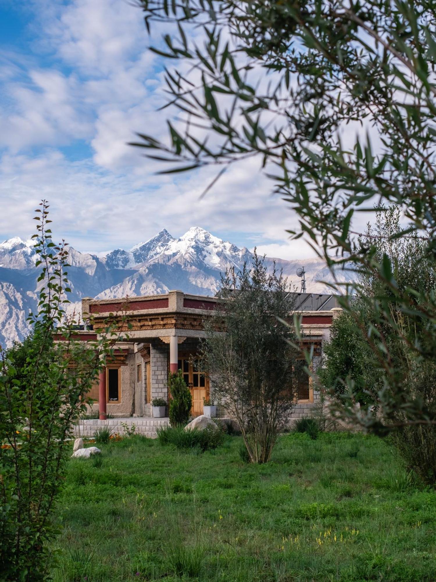 Lchang Nang Retreat-The House Of Trees-Nubra Valley Hotel Sumur Kültér fotó