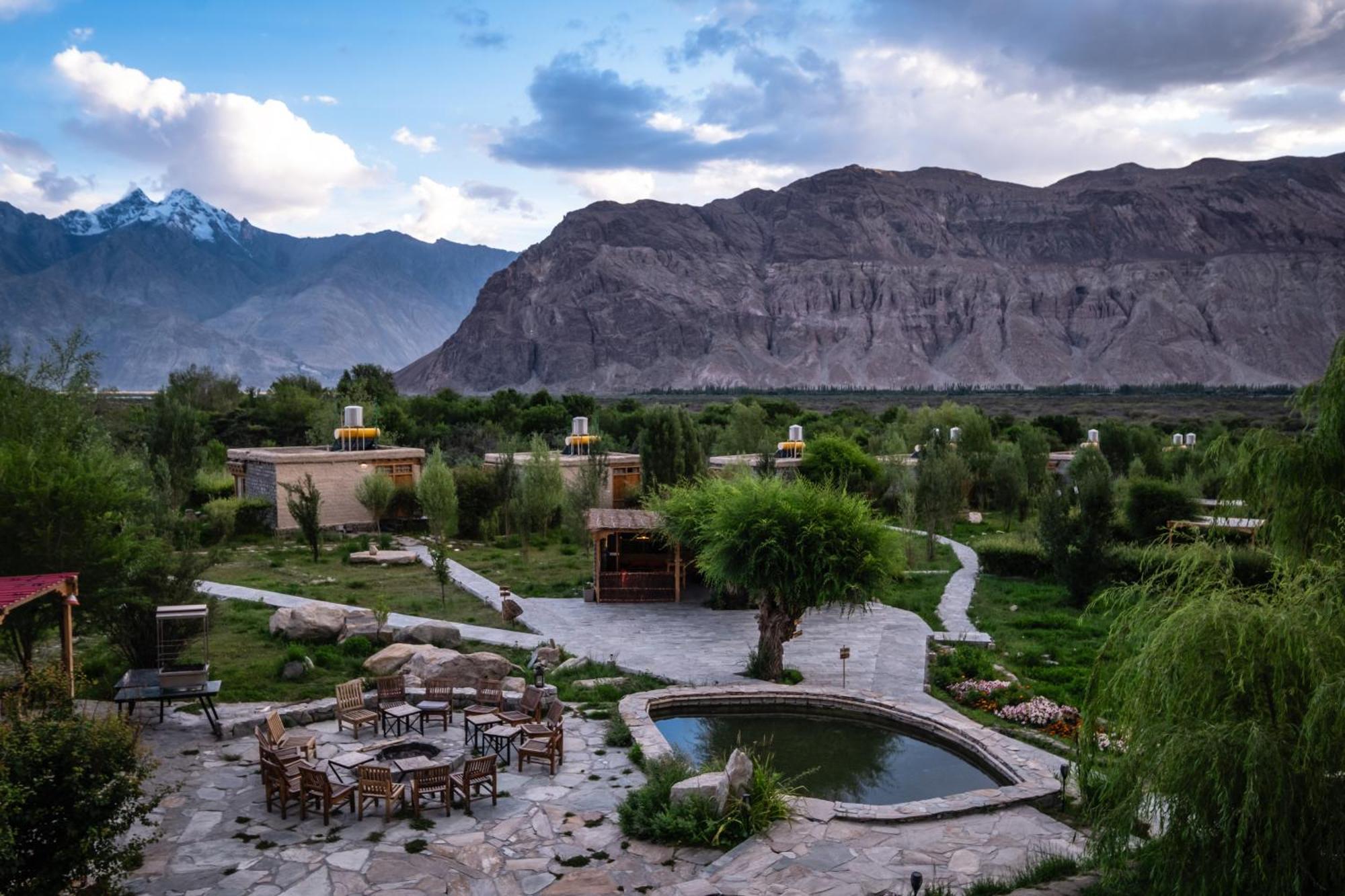 Lchang Nang Retreat-The House Of Trees-Nubra Valley Hotel Sumur Kültér fotó