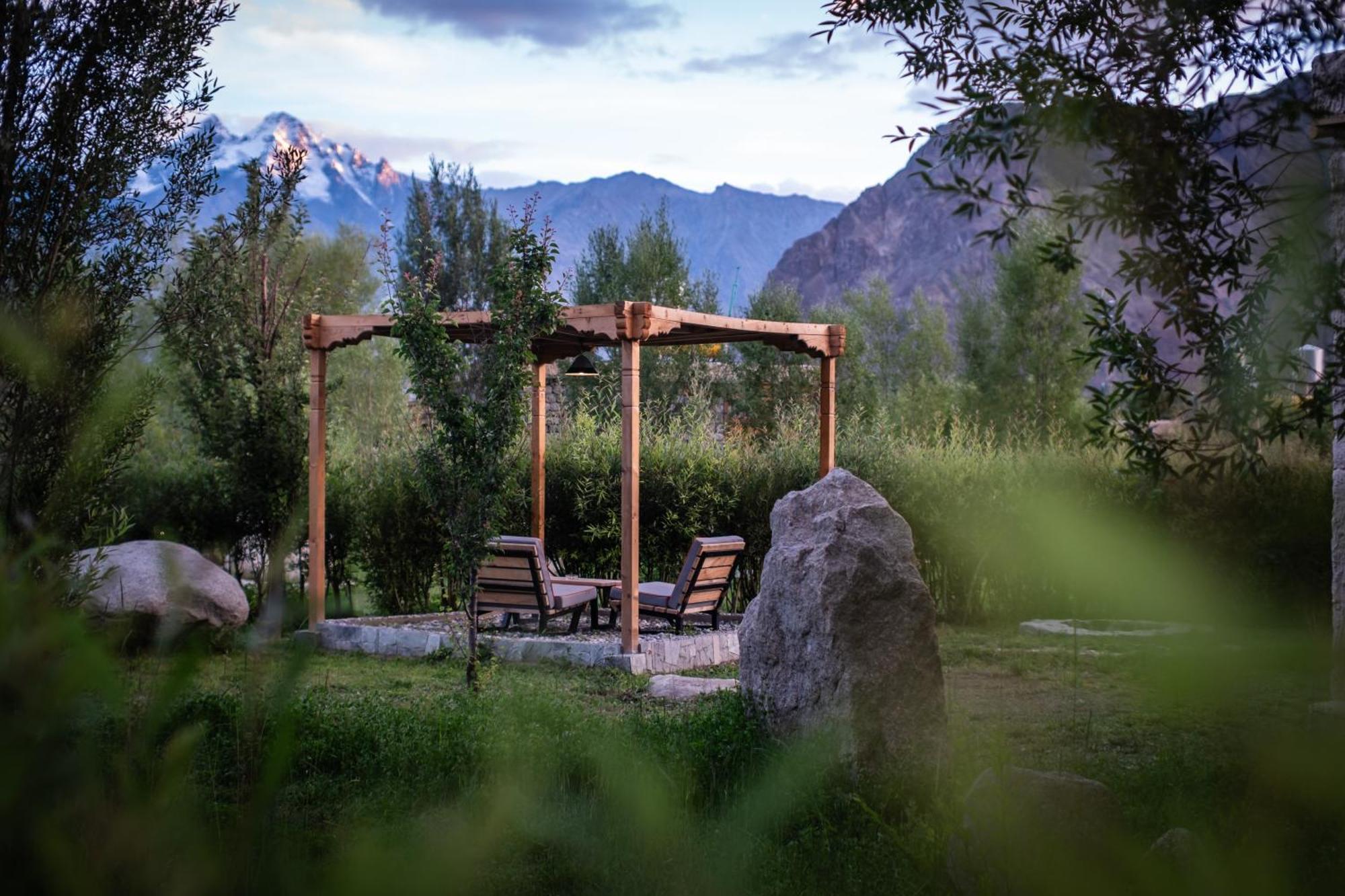 Lchang Nang Retreat-The House Of Trees-Nubra Valley Hotel Sumur Kültér fotó